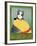 Get Love Give Love Banneryellow Dog And Grey Cat-Stephen Huneck-Framed Giclee Print