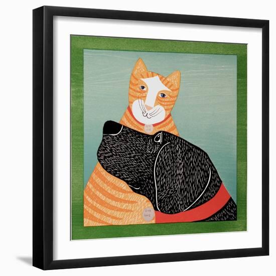 Get Love Give Love-Stephen Huneck-Framed Premium Giclee Print