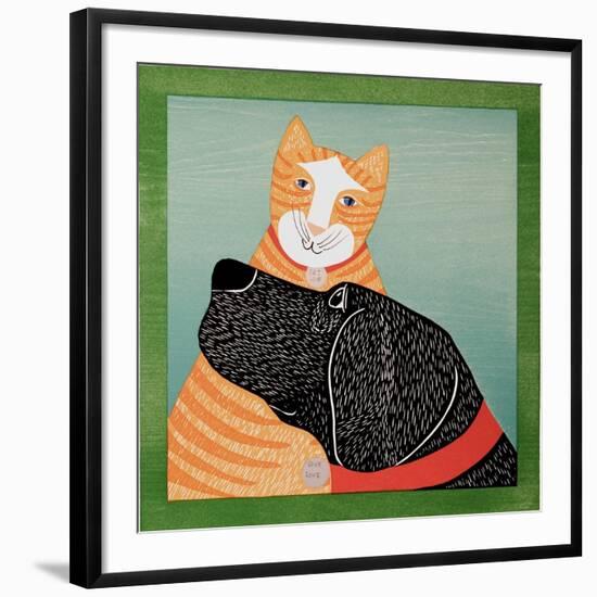 Get Love Give Love-Stephen Huneck-Framed Giclee Print