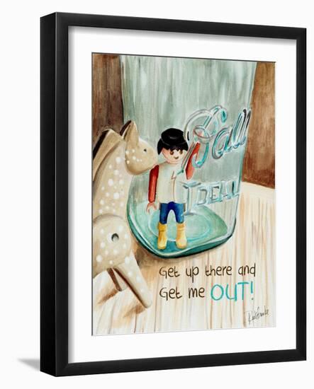 Get Me Out 2-Jennifer Redstreake Geary-Framed Art Print