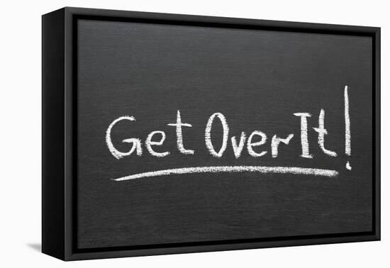 Get Over It-Yury Zap-Framed Stretched Canvas