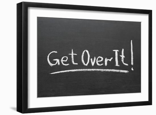 Get Over It-Yury Zap-Framed Art Print