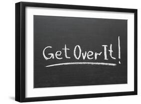 Get Over It-Yury Zap-Framed Art Print