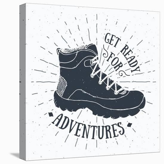 Get Ready for Adventures - Hiking Shoe-Anton Yanchevskyi-Stretched Canvas