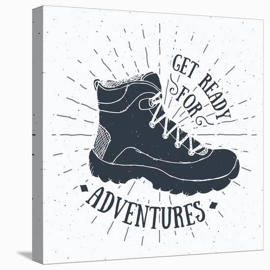 Get Ready for Adventures - Hiking Shoe-Anton Yanchevskyi-Stretched Canvas