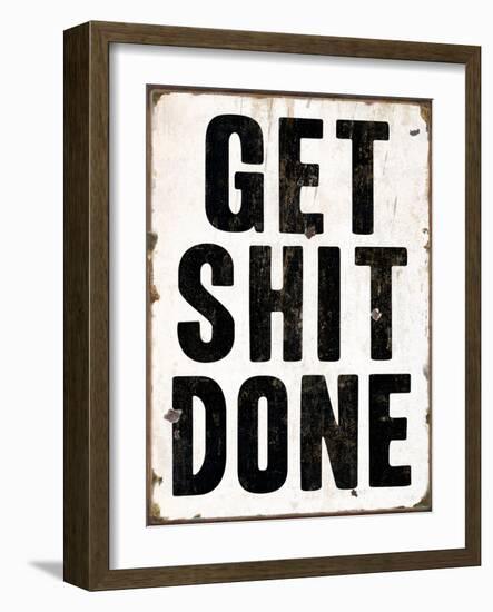 Get Shit Done 2-Retroplanet-Framed Giclee Print