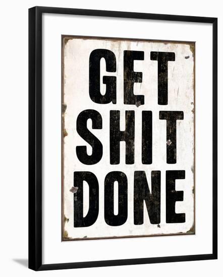 Get Shit Done 2-Retroplanet-Framed Giclee Print