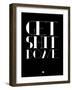 Get Shit Done Black-NaxArt-Framed Art Print