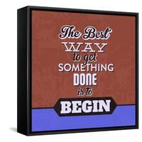 Get Something Done 1-Lorand Okos-Framed Stretched Canvas