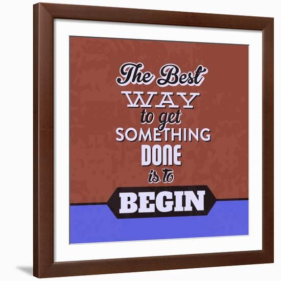 Get Something Done 1-Lorand Okos-Framed Art Print