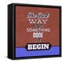 Get Something Done 1-Lorand Okos-Framed Stretched Canvas