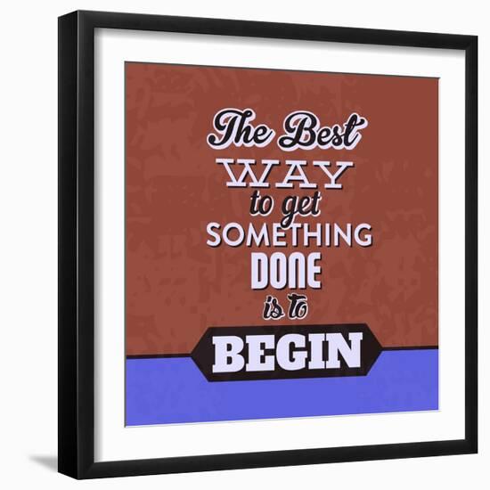 Get Something Done 1-Lorand Okos-Framed Art Print