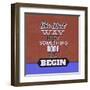 Get Something Done 1-Lorand Okos-Framed Art Print