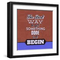 Get Something Done 1-Lorand Okos-Framed Art Print