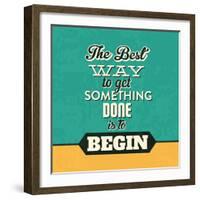 Get Something Done-Lorand Okos-Framed Art Print