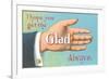 Get the Glad Hand Always-null-Framed Premium Giclee Print