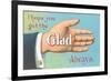 Get the Glad Hand Always-null-Framed Premium Giclee Print