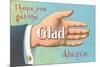 Get the Glad Hand Always-null-Mounted Premium Giclee Print