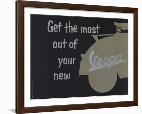 Get the Most Out of Your New Vespa-Unknown-Framed Art Print