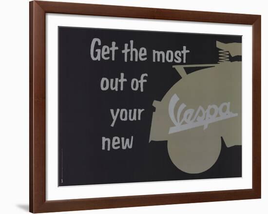 Get the Most Out of Your New Vespa-Unknown-Framed Art Print