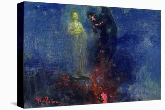 Get Thee Hence, Satan!-Ilya Efimovich Repin-Stretched Canvas