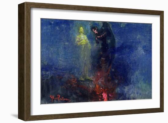 Get Thee Hence, Satan!-Ilya Efimovich Repin-Framed Giclee Print