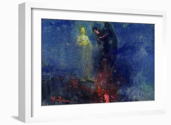 Get Thee Hence, Satan!-Ilya Efimovich Repin-Framed Giclee Print