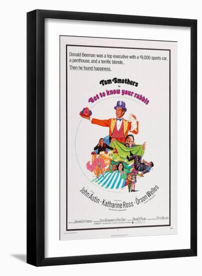 Get to Know Your Rabbit, Tom Smothers, 1972-null-Framed Art Print