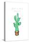 Get To The Point Cactus-OnRei-Stretched Canvas