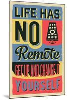 Get Up and Change Yourself-Vintage Vector Studio-Mounted Art Print