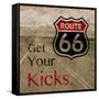 Get your Kicks-Lauren Gibbons-Framed Stretched Canvas