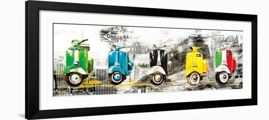 Get Your Mopeds Running-Bresso Solá-Framed Art Print