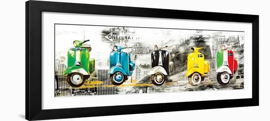 Get Your Mopeds Running-Bresso Solá-Framed Art Print