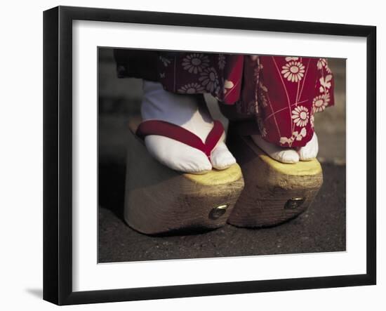 Geta Shoes, Japan-null-Framed Premium Photographic Print