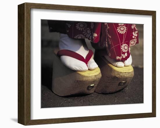 Geta Shoes, Japan-null-Framed Photographic Print