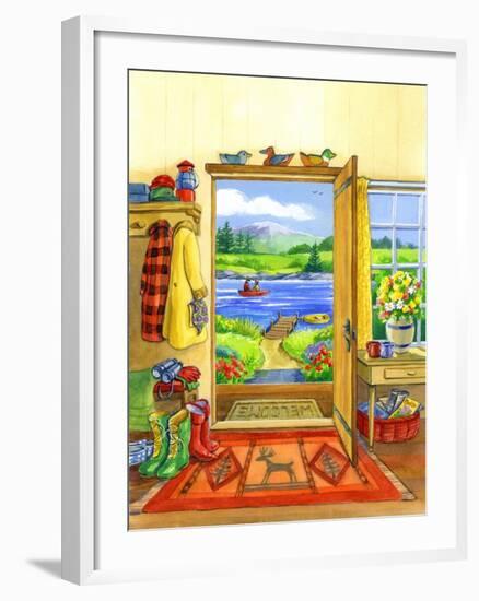 Getaway Cabin-Geraldine Aikman-Framed Giclee Print