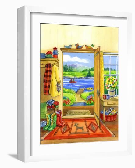 Getaway Cabin-Geraldine Aikman-Framed Giclee Print