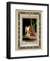 Gethsemane: Angel Comforting Jesus-Carl Bloch-Framed Giclee Print