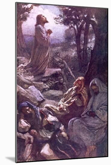 Gethsemane-Harold Copping-Mounted Giclee Print
