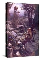 Gethsemane-Harold Copping-Stretched Canvas