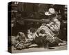 Gettin Ready to Rodeo-Barry Hart-Stretched Canvas