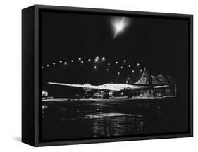 Getting a B-29 Ready for a Raid on Korea-null-Framed Stretched Canvas