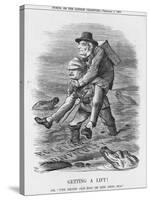 Getting a Lift, 1884-John Tenniel-Stretched Canvas