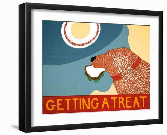 Getting A Treat Sand-Stephen Huneck-Framed Giclee Print