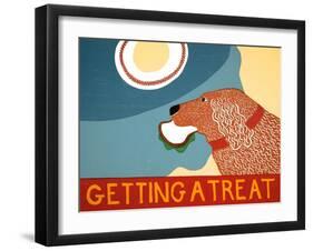 Getting A Treat Sand-Stephen Huneck-Framed Giclee Print