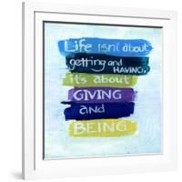 Getting and Having-Smith Haynes-Framed Art Print