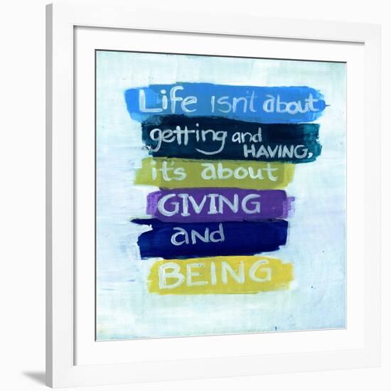 Getting and Having-Smith Haynes-Framed Art Print