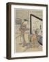 Getting Dressed, 1765-1769-Suzuki Harunobu-Framed Giclee Print