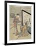 Getting Dressed, 1765-1769-Suzuki Harunobu-Framed Giclee Print