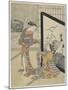 Getting Dressed, 1765-1769-Suzuki Harunobu-Mounted Giclee Print